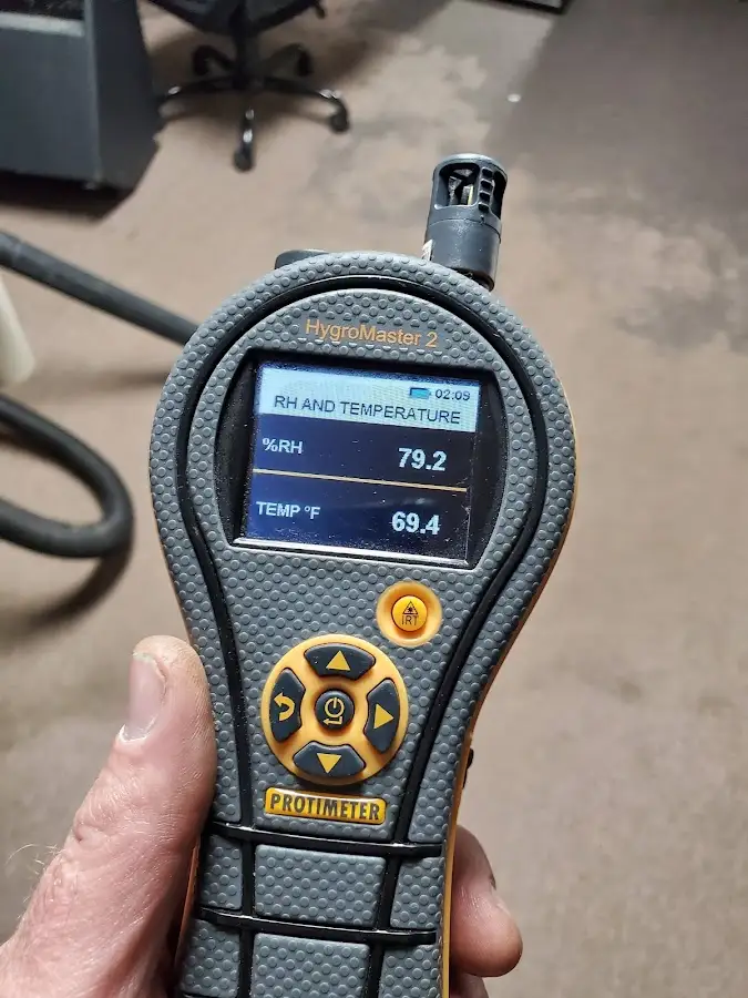 Moisture meter humidity assessment for Mold Remediation & Removal in Carrollton